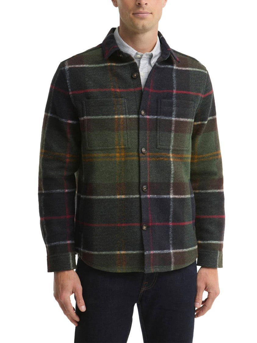 Barbour Classic Plaid Long-Sleeve Shirt Jacket