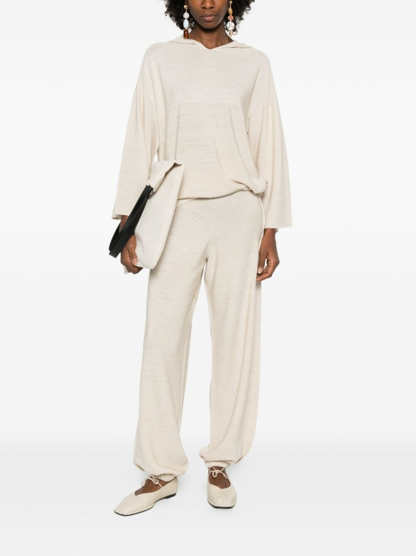 Fabiana Filippi Wide-Leg Trousers With Gathered Elastic Hem