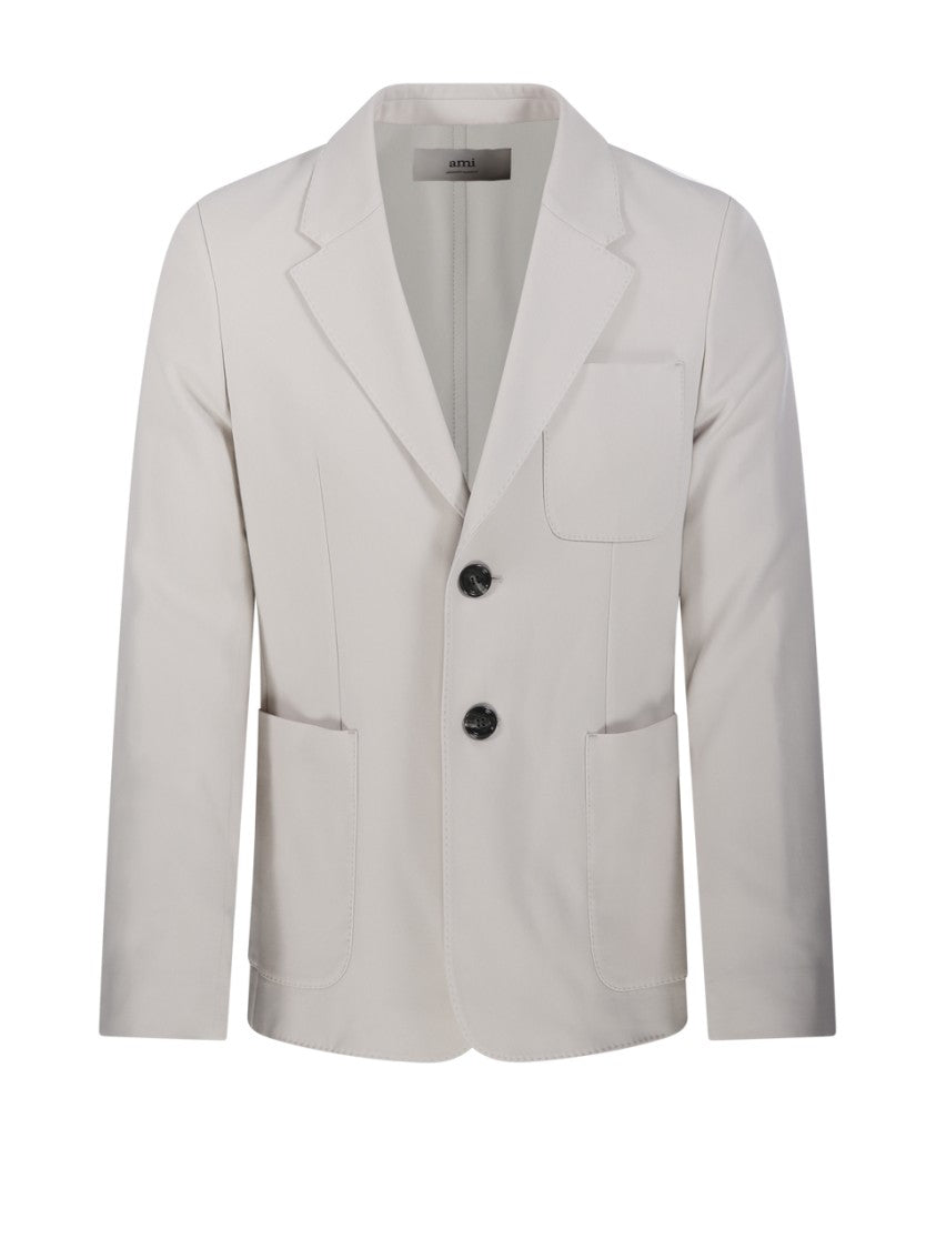 Ami Tailored Two-Button Jacket With Notched Lapel
