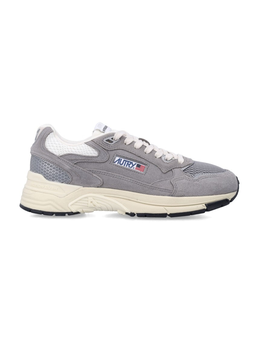 Autry Hyperway Mesh & Suede Grey Sneakers