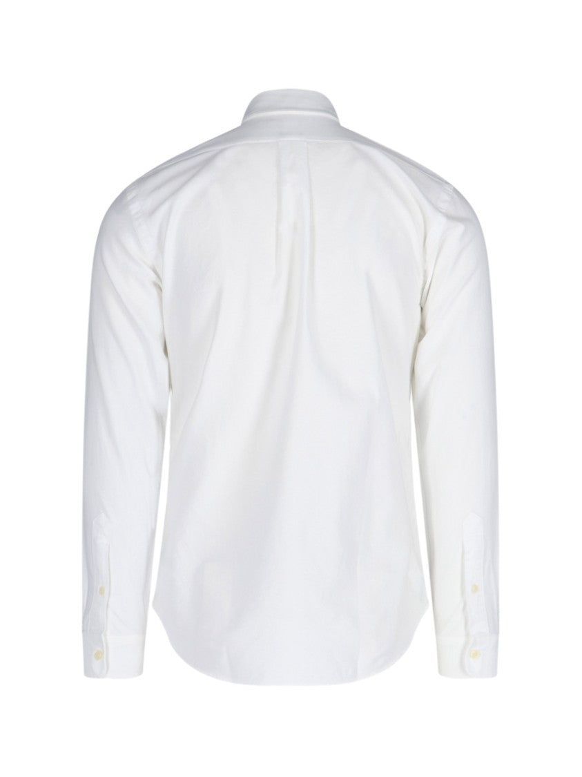 Polo Ralph Lauren White Classic Collar Cotton Shirt