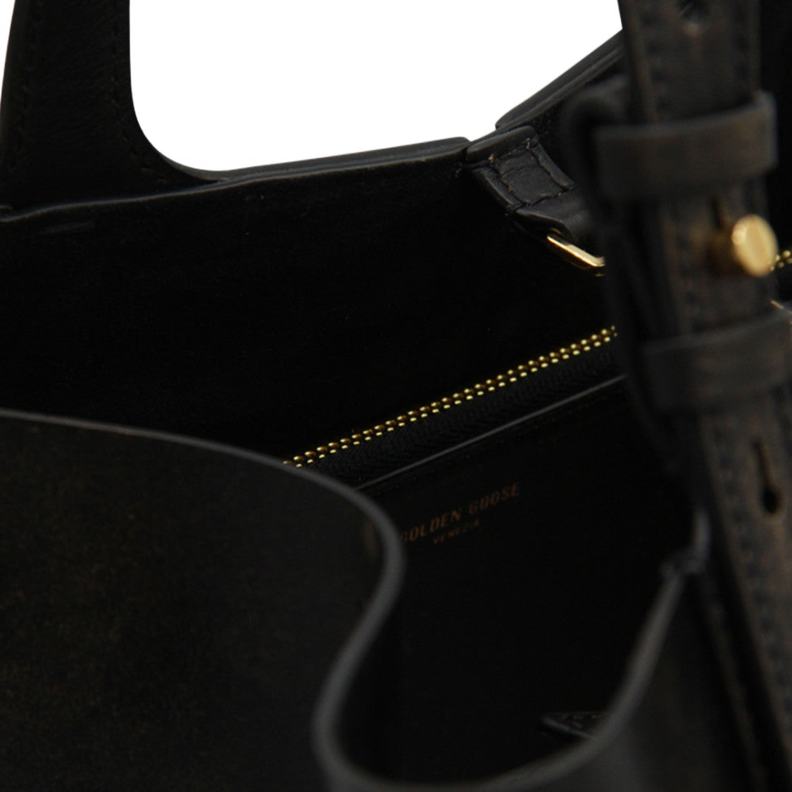 Golden Goose Tall Rectangular Black Tote Bag