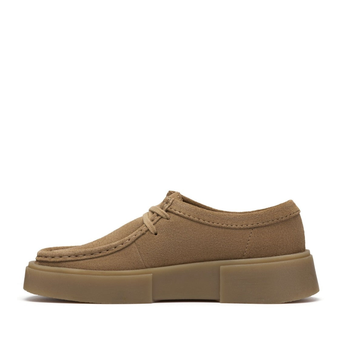 Clarks Torview W Brown Moccasin-Inspired Suede Sneakers