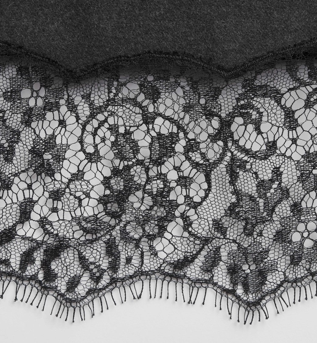 Christian Dior Mini Skirt With Intricate Lace Detailing