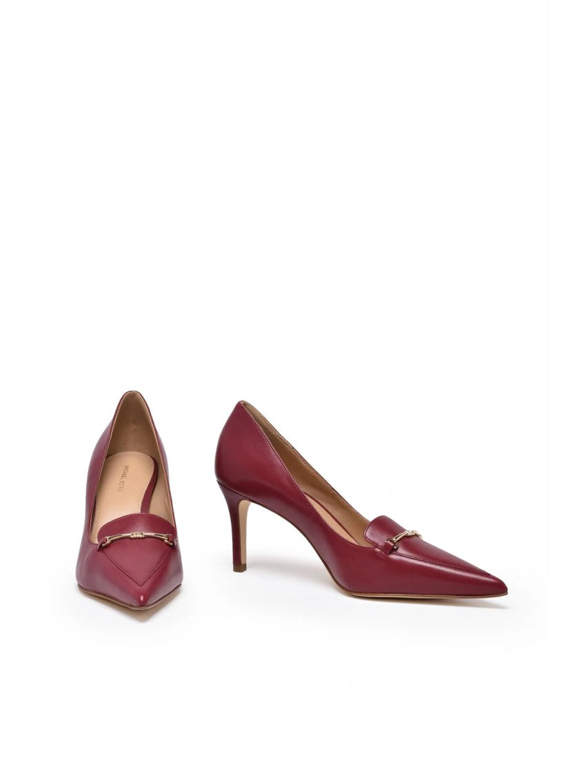 Michael Kors Pink Leather Pointed Pumps