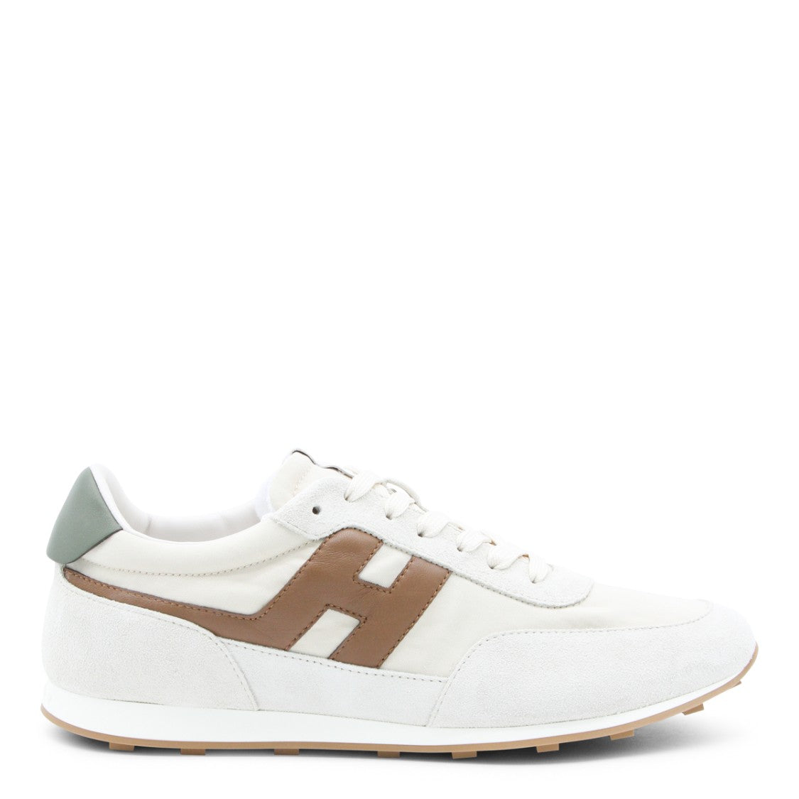 Hogan Beige Leather Sneakers