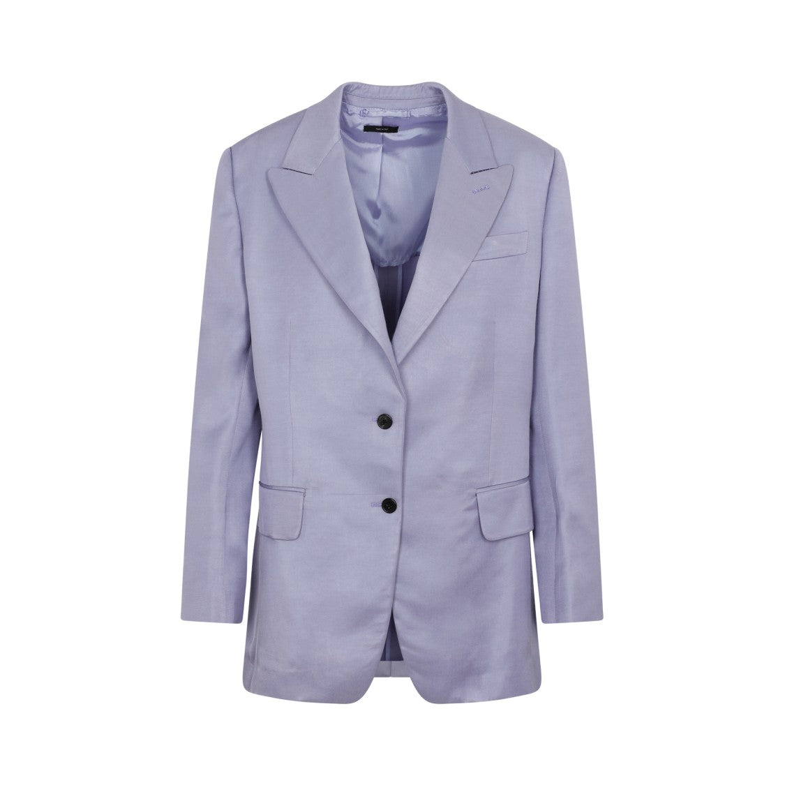 Tom Ford Purple Soft Fluid Twill Boyfriend Jacket