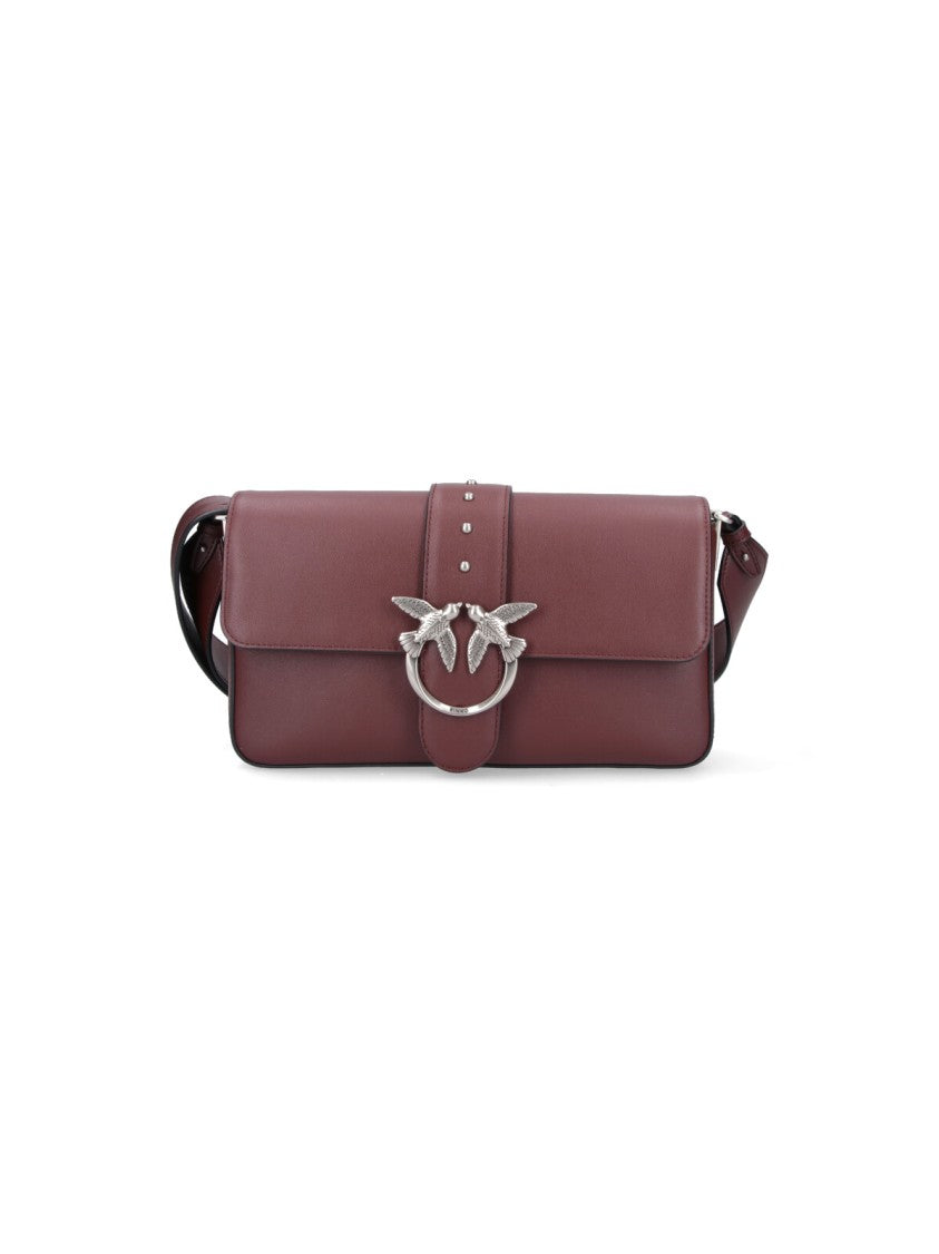 Pinko Vibrant Red Handbag With Structured Silhouette