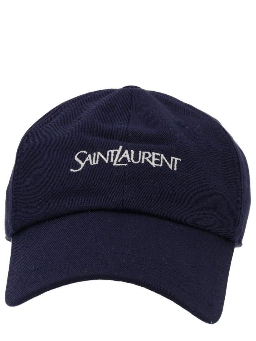 Saint Laurent Baseball Cap With Embroidered Logo