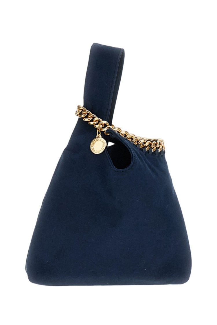 Stella Mccartney Wristlet Bag With Signature Gold-Tone Chain And Internal Pocket