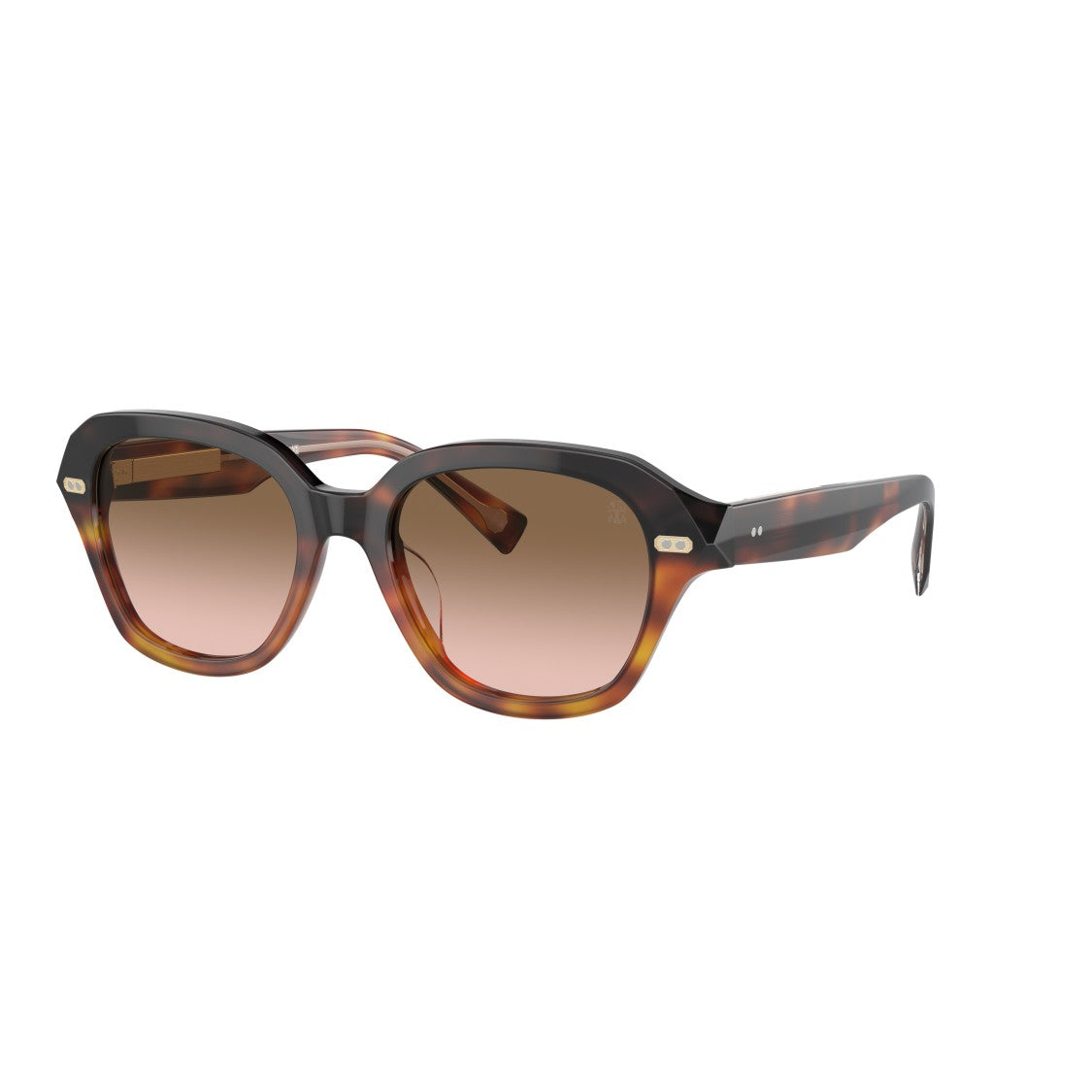 Brunello Cucinelli 0Bc4004s Oversized Tortoiseshell Square Frame Sunglasses