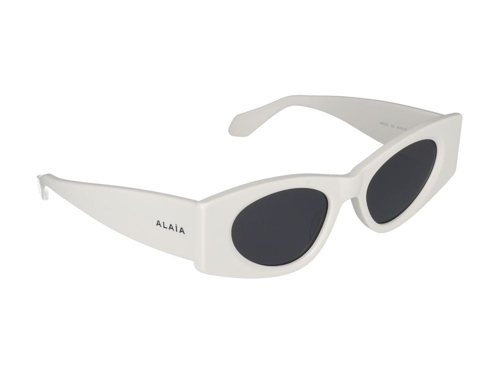 Azzedine Alaïa Sunglasses Azzedine Alaia Aa0075s 002 White White Grey 52/20/140