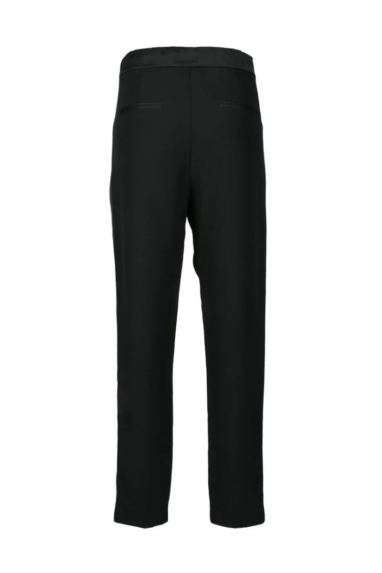 Costume National C. Straight-Leg Cropped Trousers With Adjustable Waistband