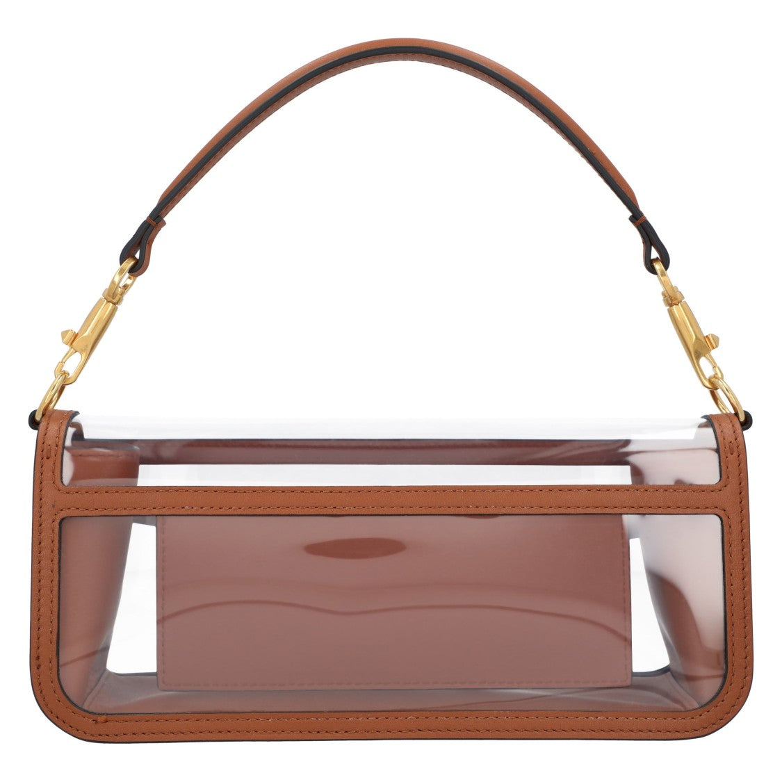 Valentino Locò Shoulder Bag Transparent/Brown