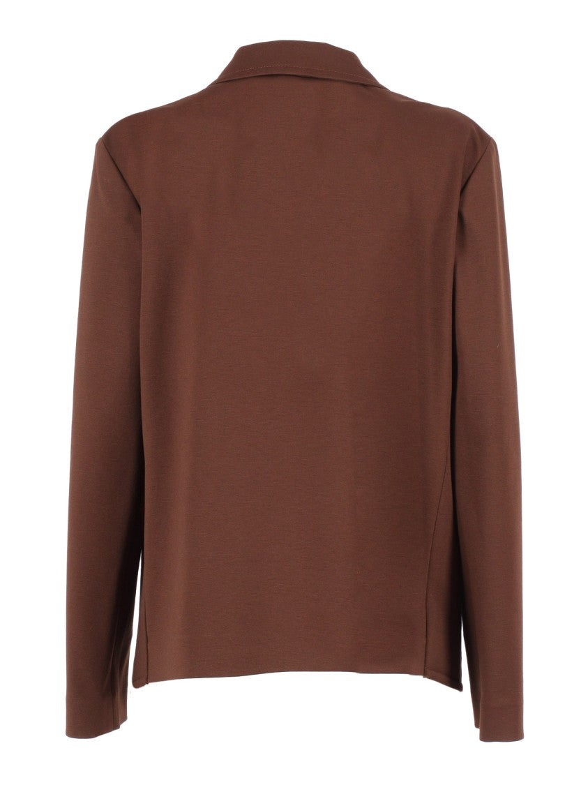 Fabiana Filippi Single-Breasted Jersey Blazer With Tailored Fit