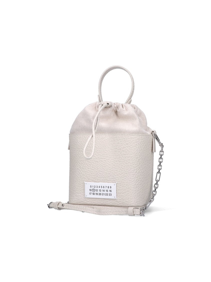 Maison Margiela Small '5Ac' Bucket Bag – Off-White