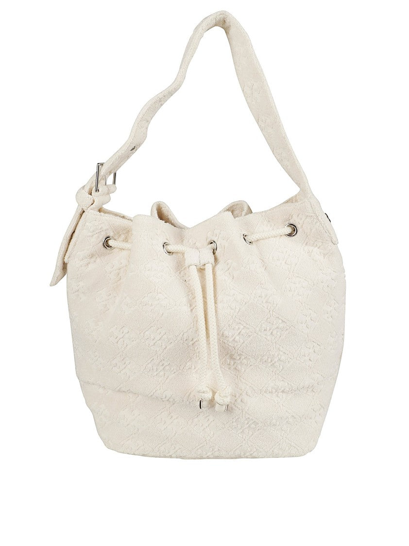 Tory Burch Large Textured Hobo Bag With Adjustable Handle