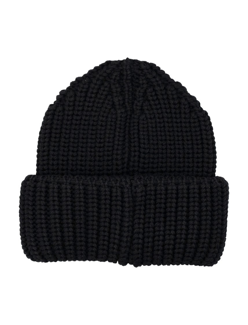 Moncler Grenoble Wool Beanie With Logo
