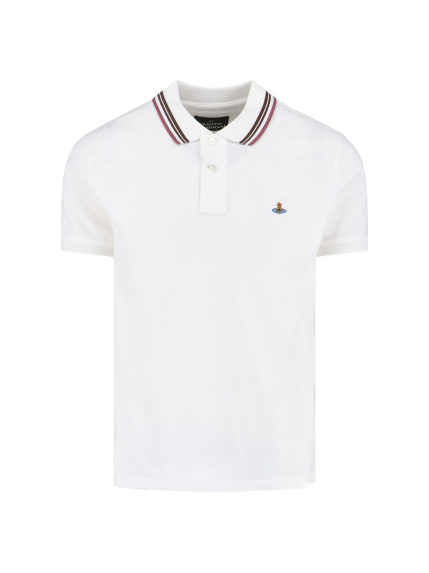 Vivienne Westwood 'Orb' Polo – White