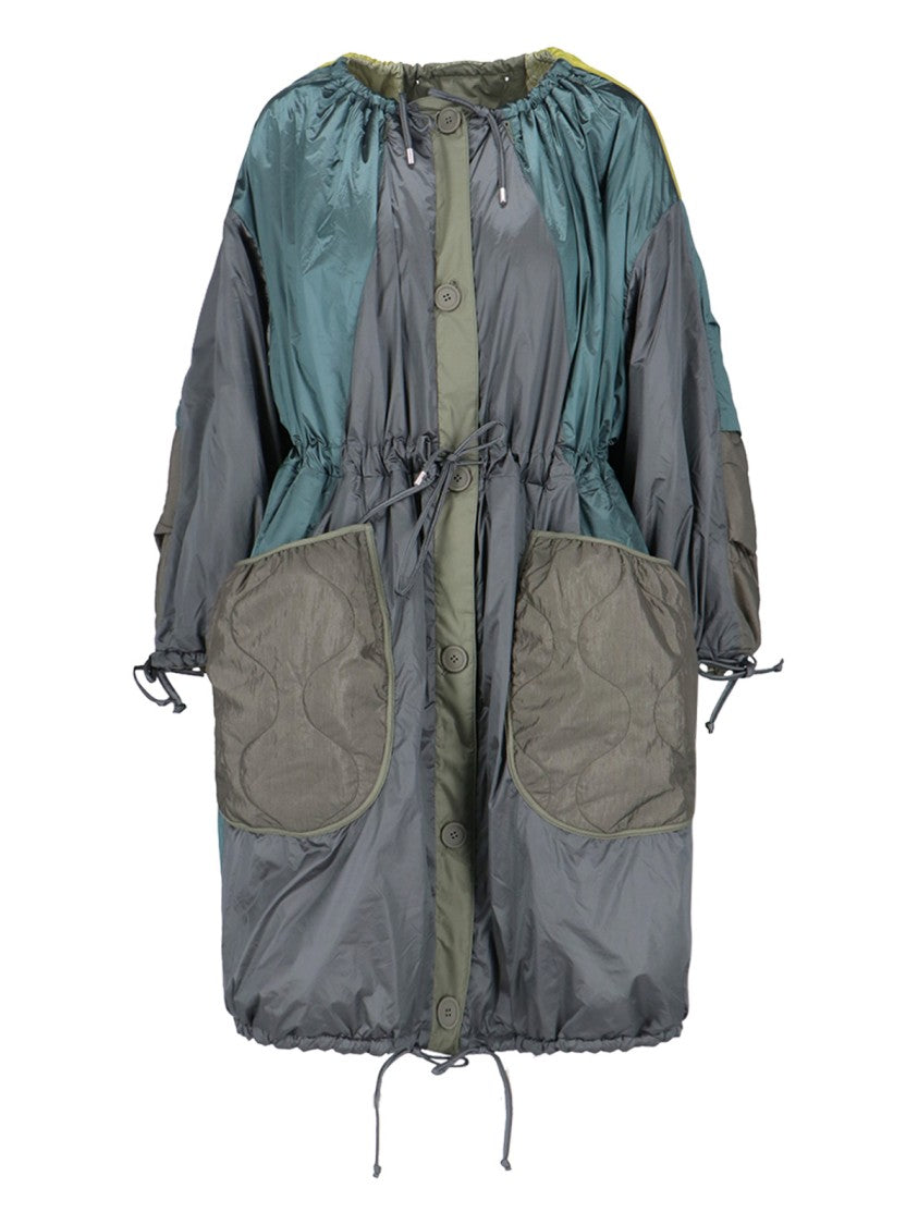 Marfa Stance Parachute Patchwork Reversible Parka – Multicolor