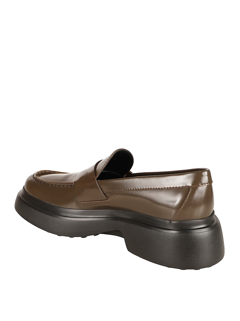 Tod's Sole Loafers In Brushed Calfskin