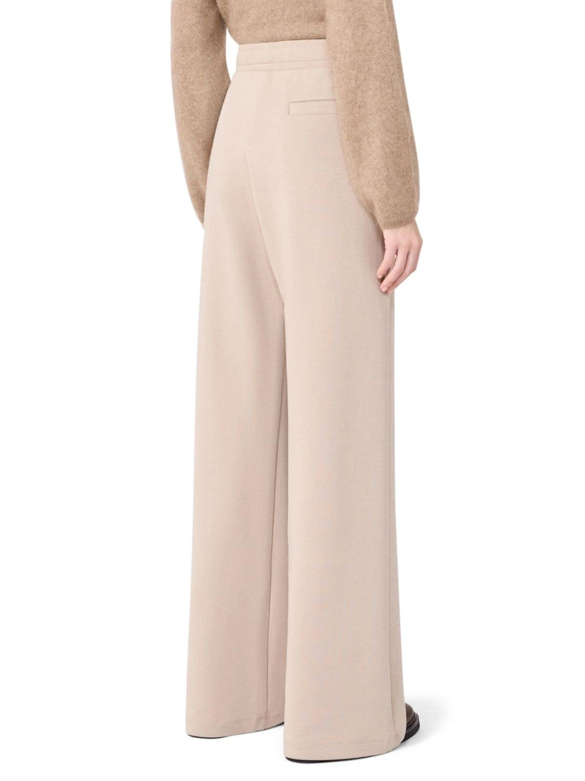 Max Mara Jersey Drawstring Wide-Leg Trousers