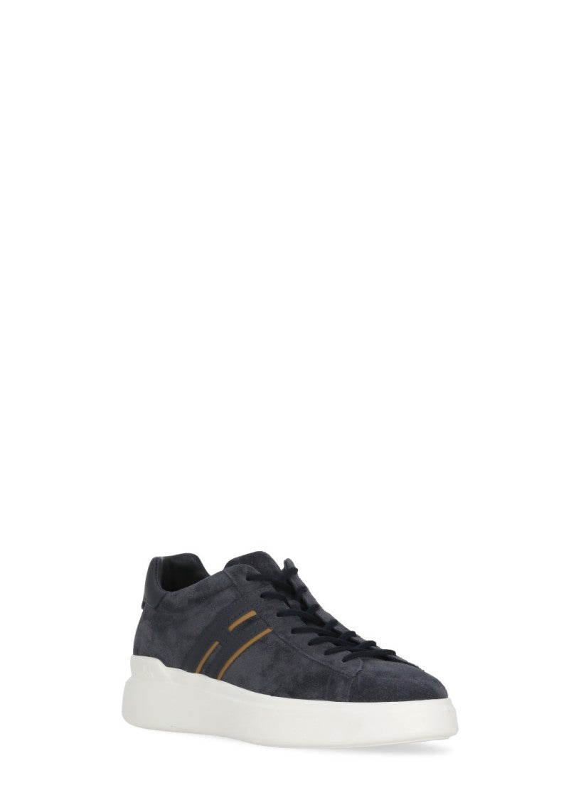 Hogan Blue H580 Suede Sneakers