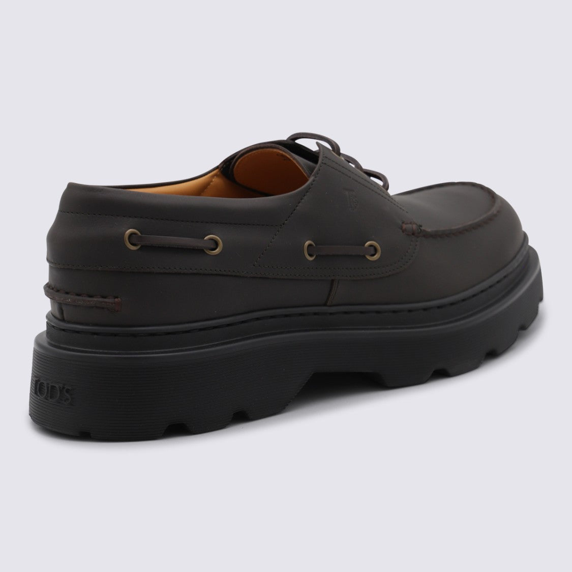Tod's Brown Leather Loafers