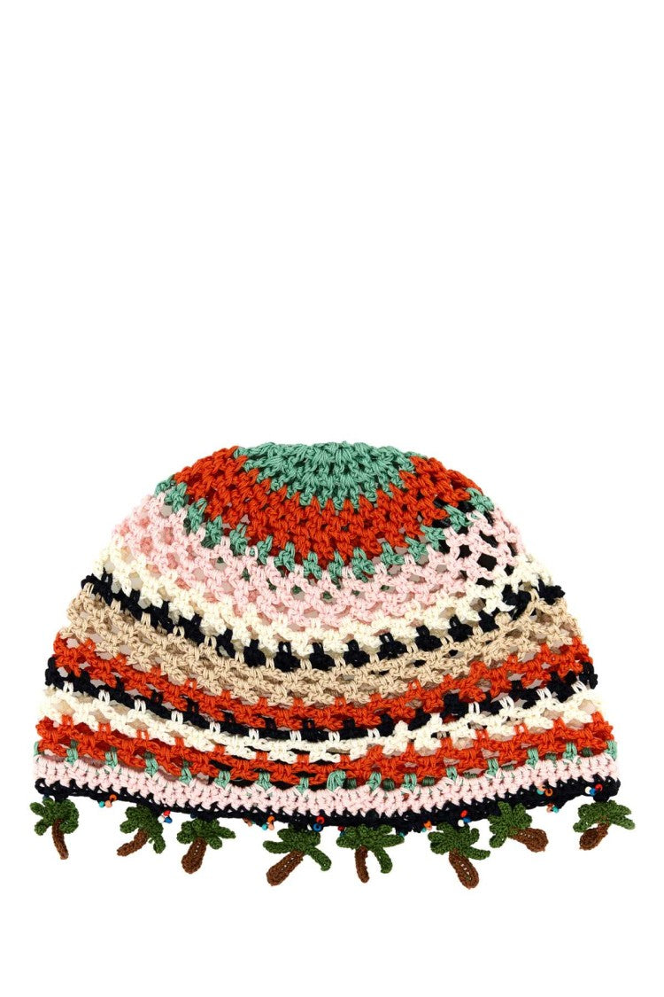 Alanui Multicolor Crochet Sunny Hat