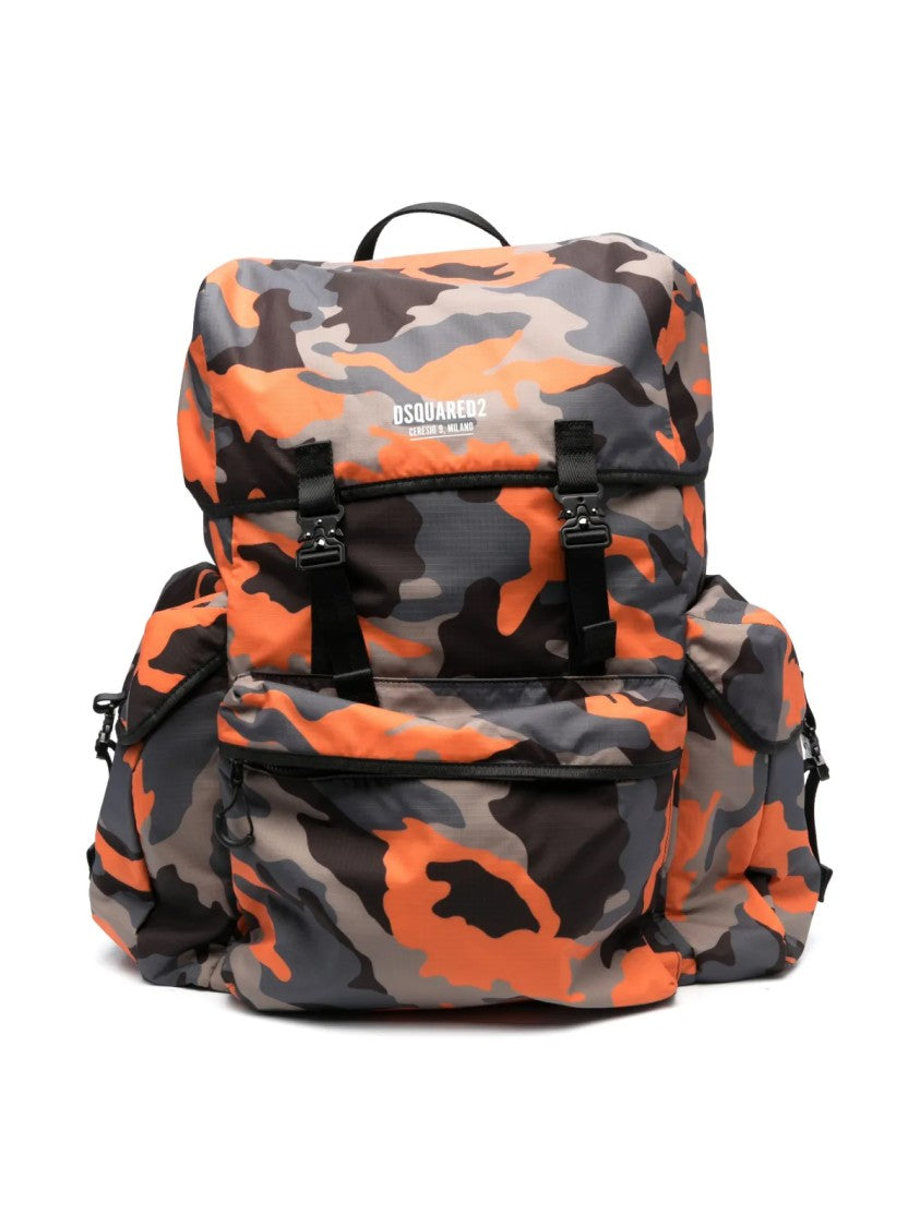Dsquared2 Ceresio 9 Camo Ripstop Maxi Backpack