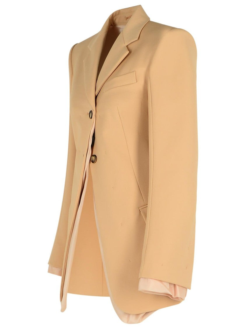 Sportmax Adurre' Beige Cotton Blend Blazer