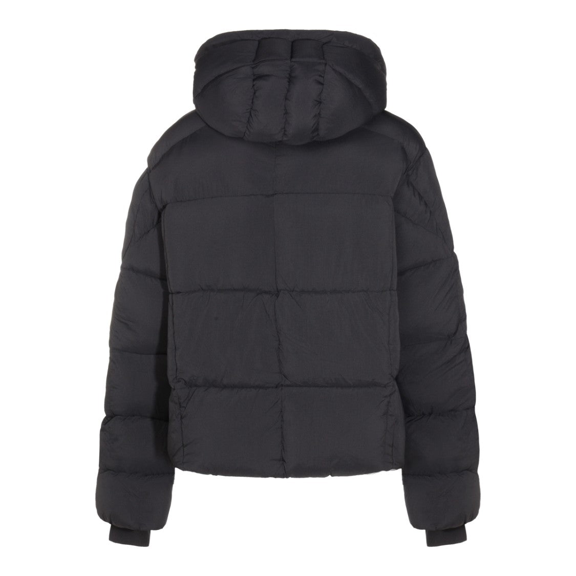 Thom Krom Quilted Black Puffer Jacket With Hood