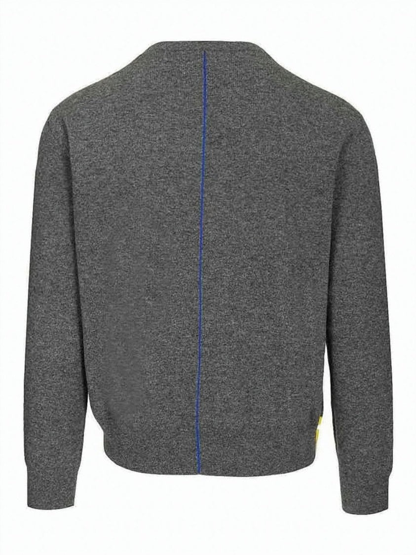 Loewe Grey Relaxed Fit Wool Blend Sweater