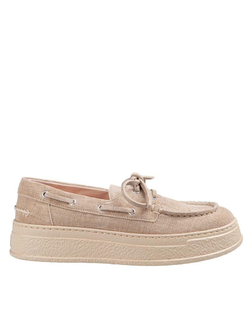 Agl Giuly Suede Moccasin With Decorative Bow