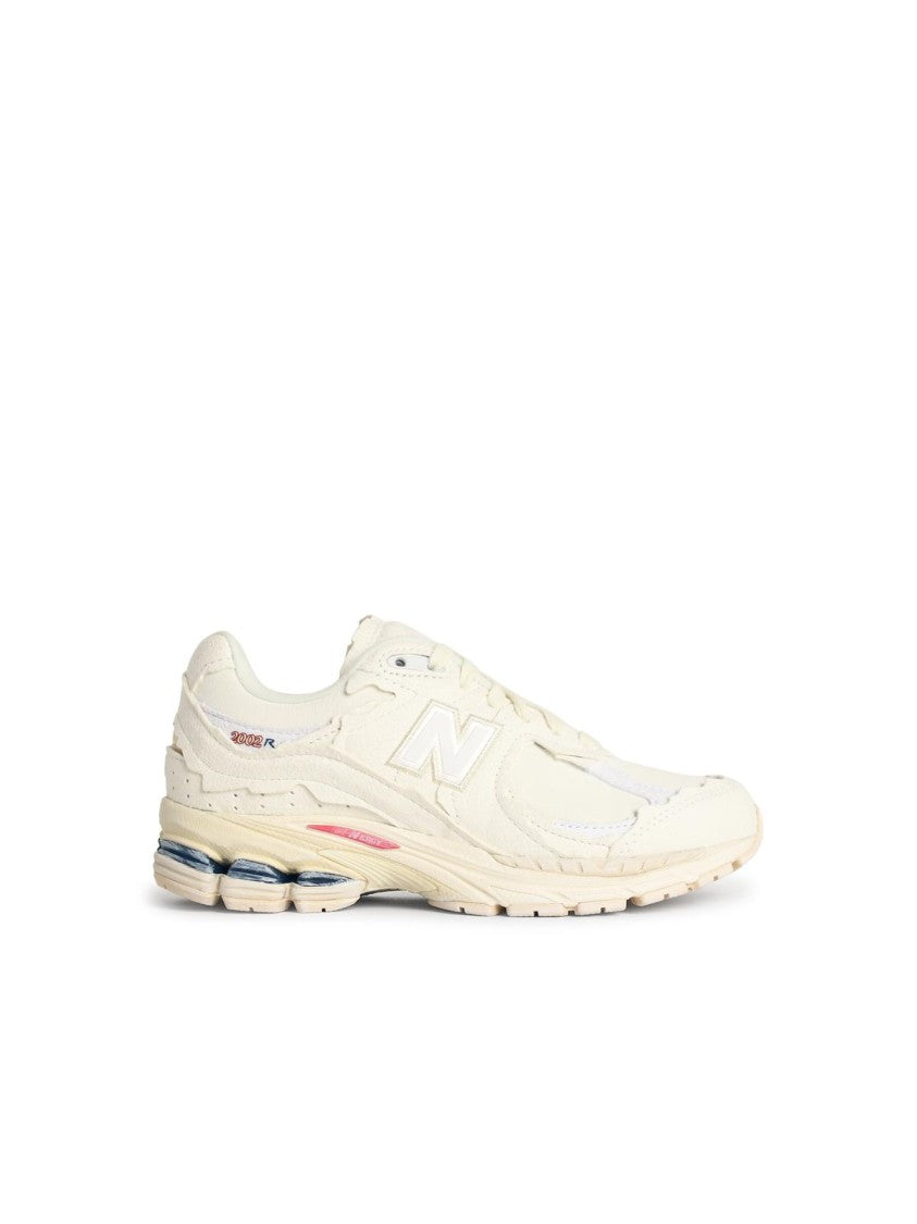 New Balance 2002 R' Ivory Fabric Sneakers