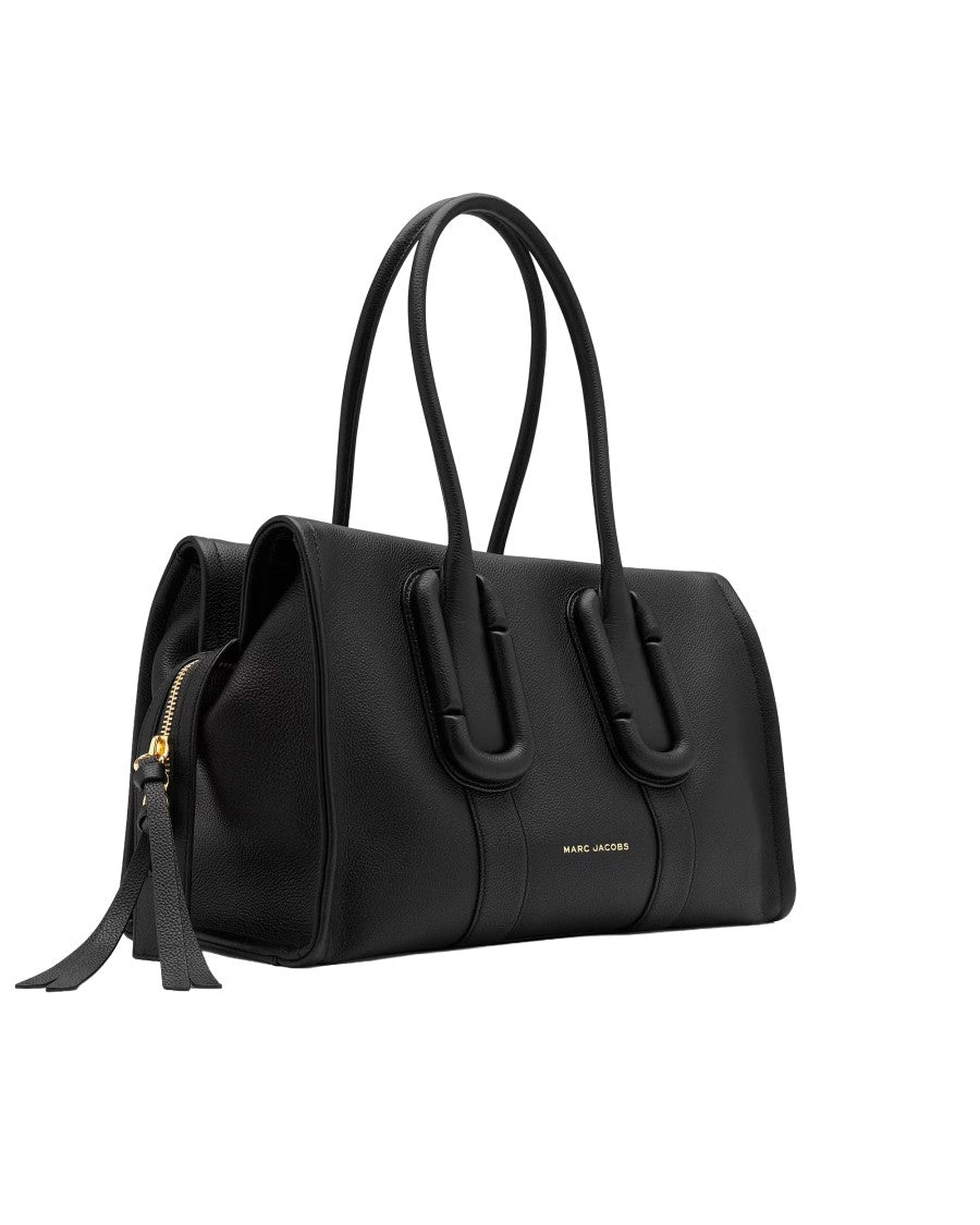 Marc Jacobs Bebe City Tote Textured Leather Dual Handle Zip Tote Bag