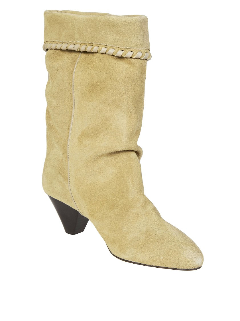 Isabel Marant Dalby Slouchy Suede Tassel Boots