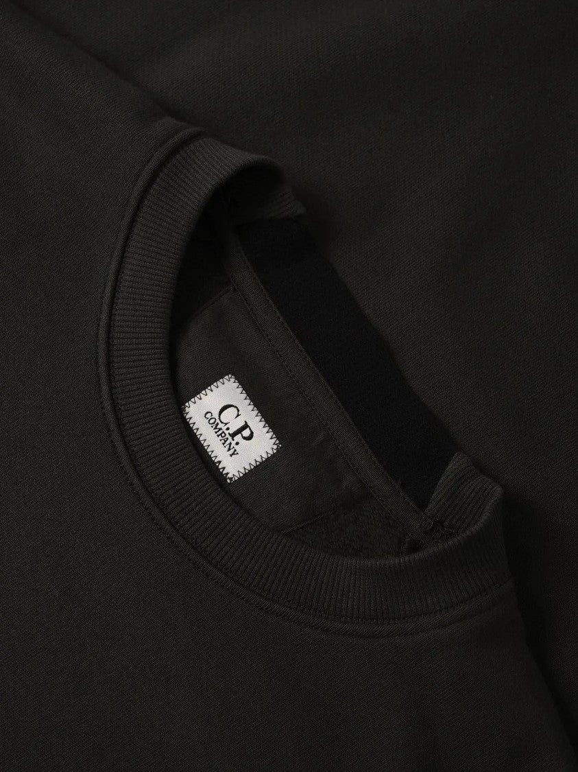 C.P. Company Diagonal Raised Fleece Lens Crewneck Sweatshirt