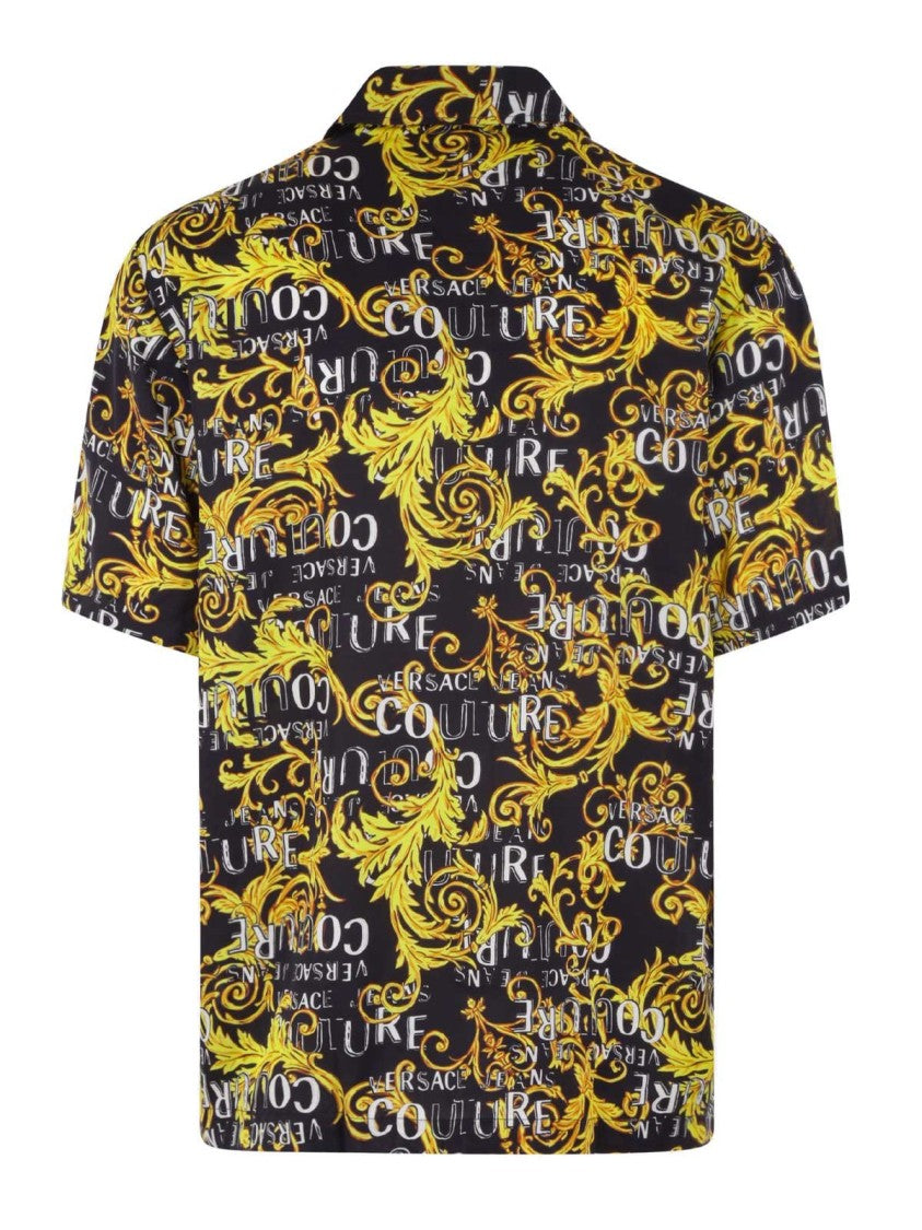 Versace Jeans Couture Print Logo Baroque Shirts