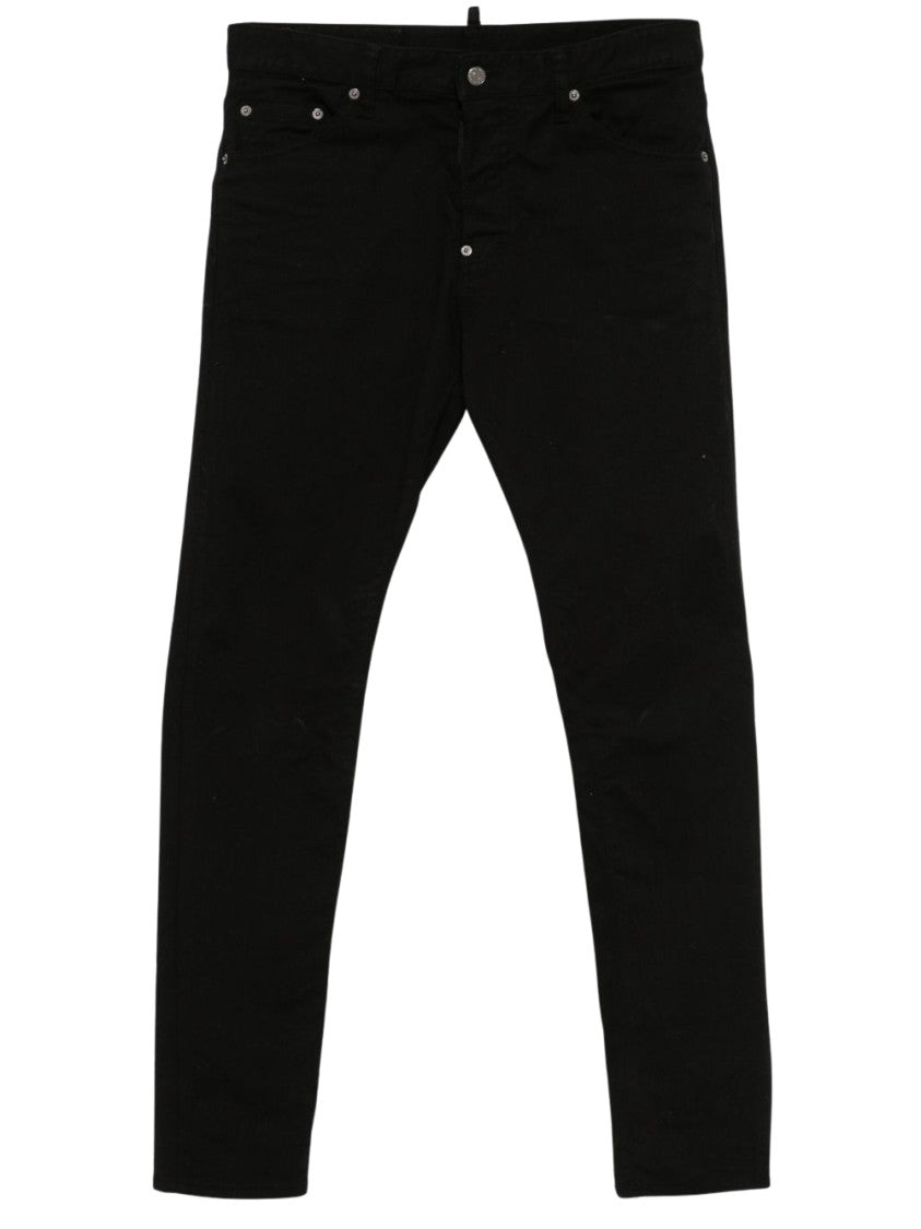 Dsquared2 Fitted Black Jeans