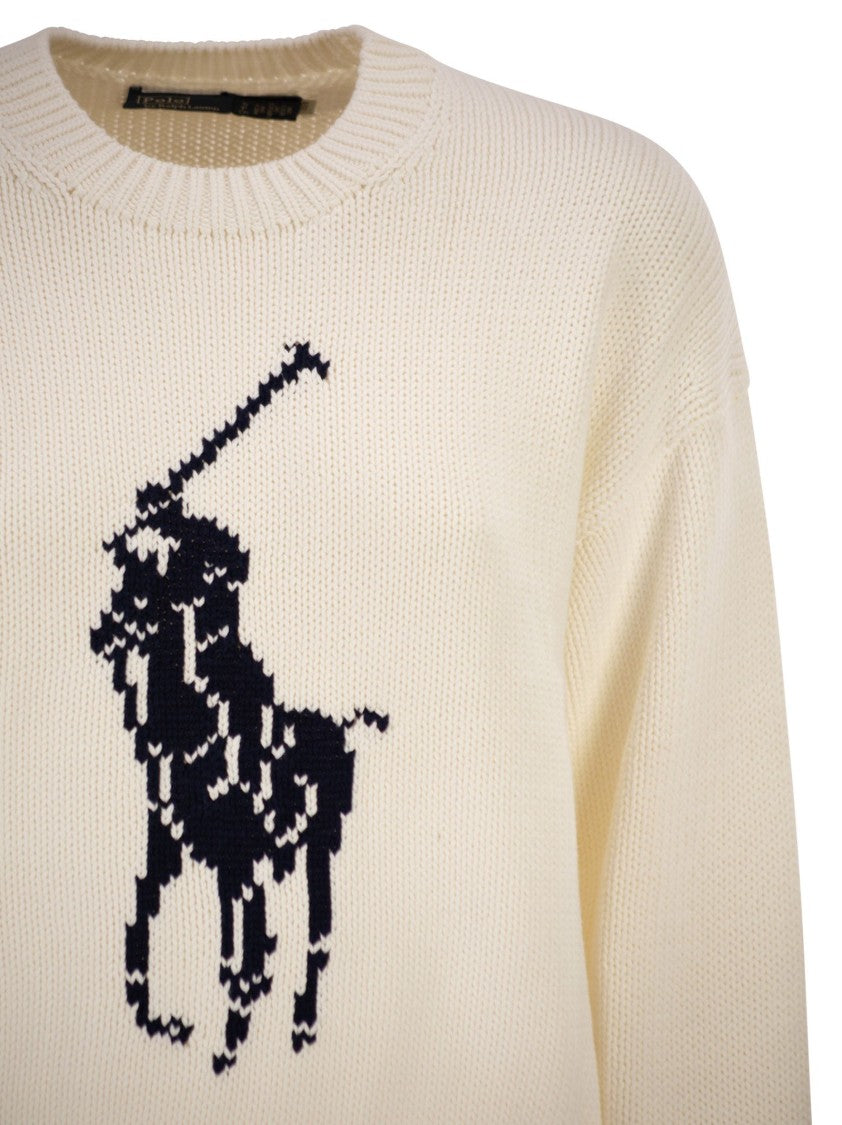 Polo Ralph Lauren Big Pony Cotton Crew Neck Jumper