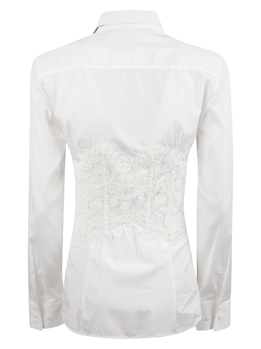 Ermanno Scervino Cotton Shirt With Pointed Collar