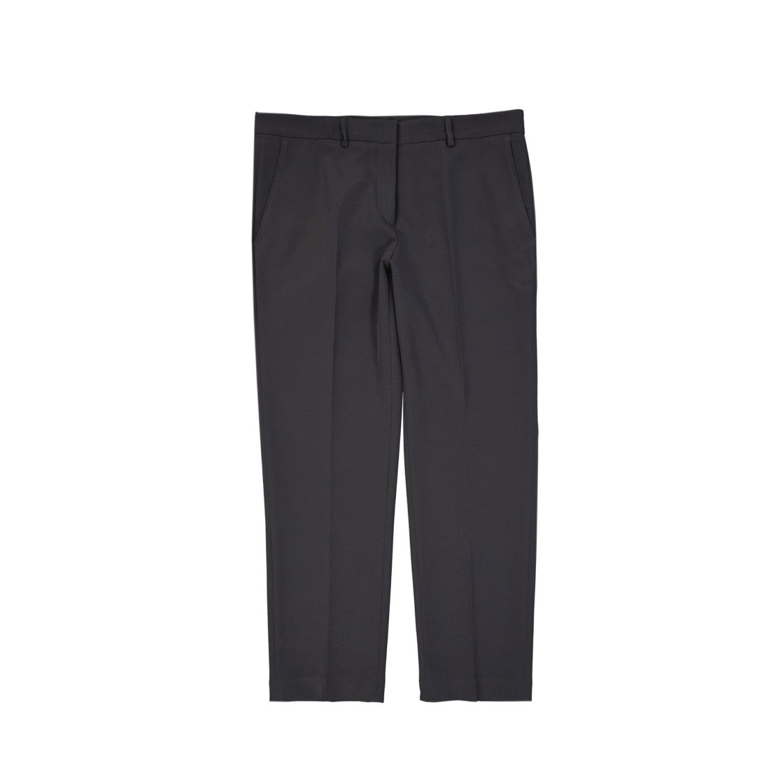 Blanca Vita Tailored Cropped Trousers With Mid-Rise Waist