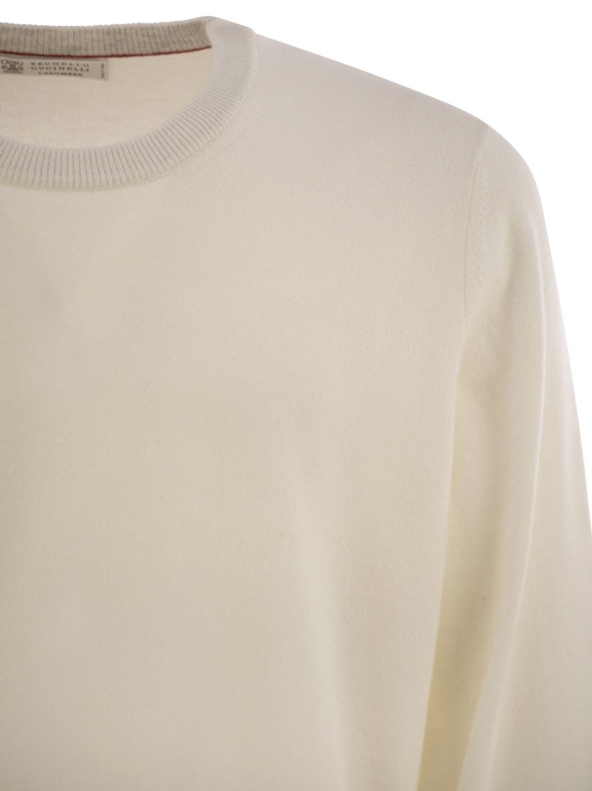 Brunello Cucinelli Pure Cashmere Crew-Neck Sweater