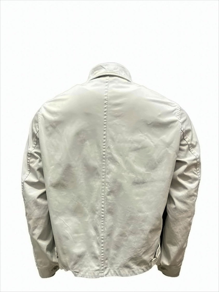 Ten C Front-Zipper Jacket With Classic Collar