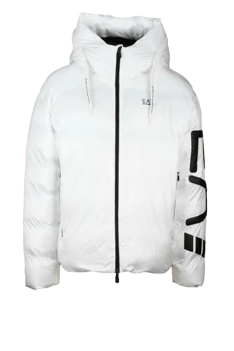 Ea7 Emporio Armani Padded Down Jacket - White