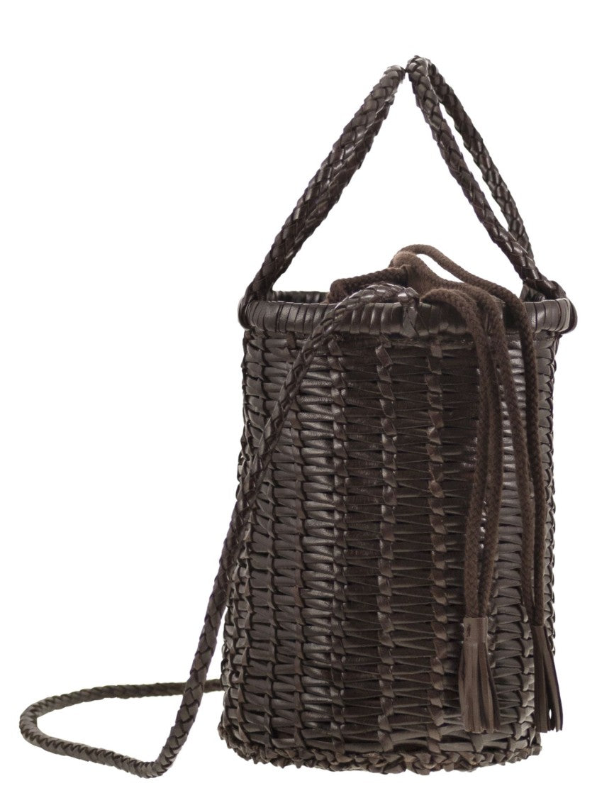 Dragon Lina Mini - Woven Leather Bag