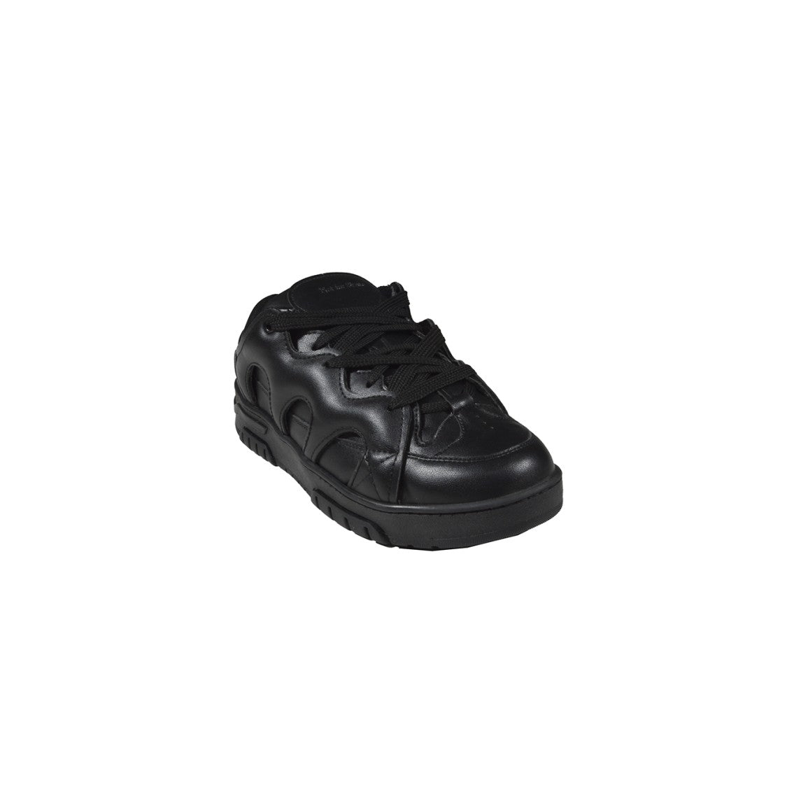 Santha Sneakers In Black Brushed Leather Danilo Paura