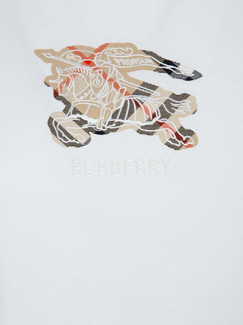 Burberry Short-Sleeved T-Shirt With Equestrian Knight Applique