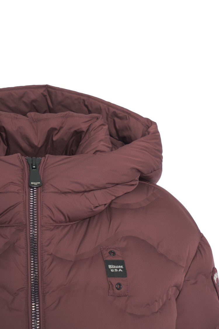 Blauer Long Quilted Down Jacket